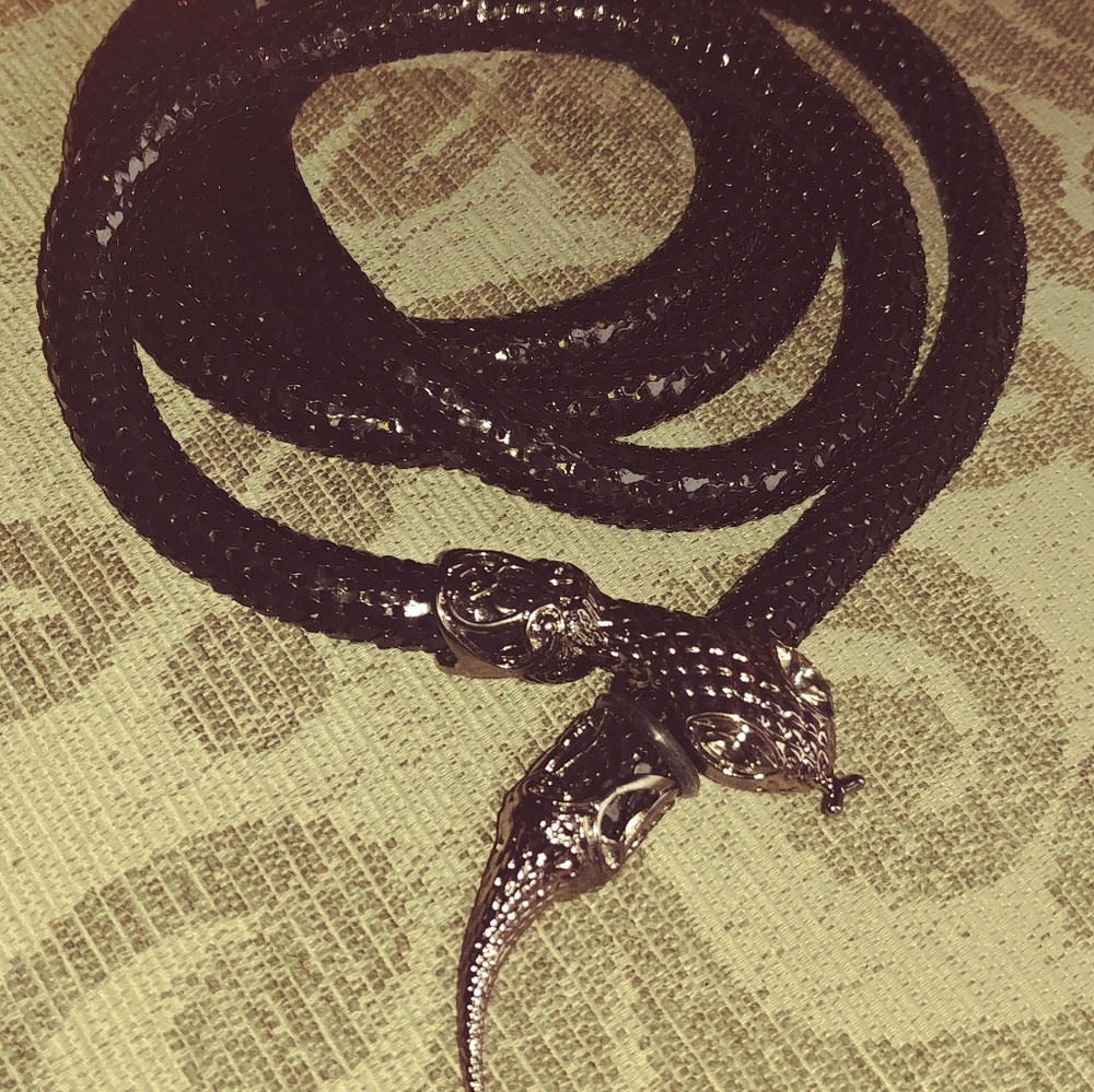 Vintage mesh chain snake belt